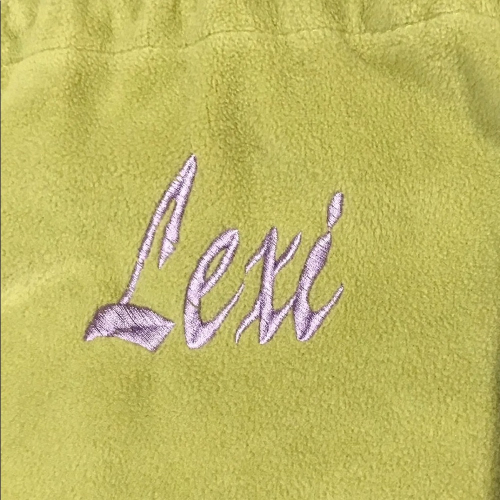 Lexi Drawstring Backpack Green Tote Bag - Picture 4 of 11
